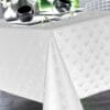 nappe polyester scale blanc