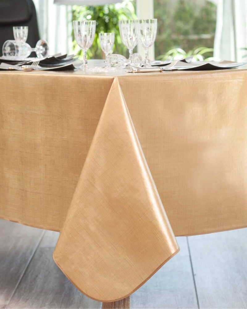 nappe effet tissage or