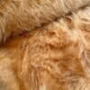 tissu fausse fourrure poil long camel