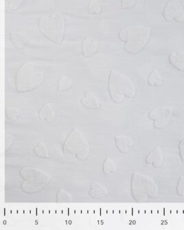 tissu jersey de coton jacquard blanc 4