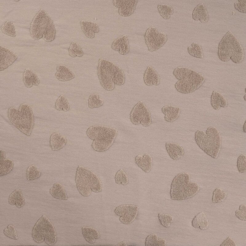 tissu jersey de coton jacquard sable 3