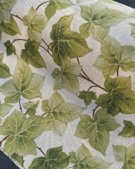 tissu polycoton largeur 280cm lierre