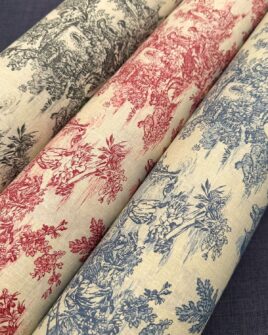 tissu coton enduit mini pastorale 3 couleurs