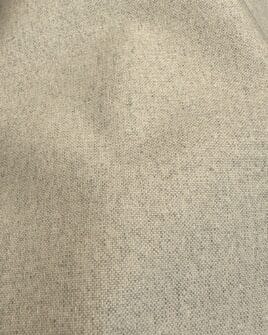 tissu enduit uni aspect lin pailleté argent
