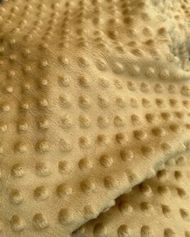 tissu minky cappuccino