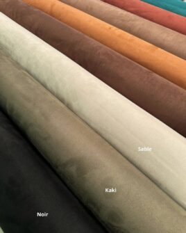tissu suédine uni 8 coloris