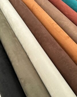 tissu suédine uni 8 coloris