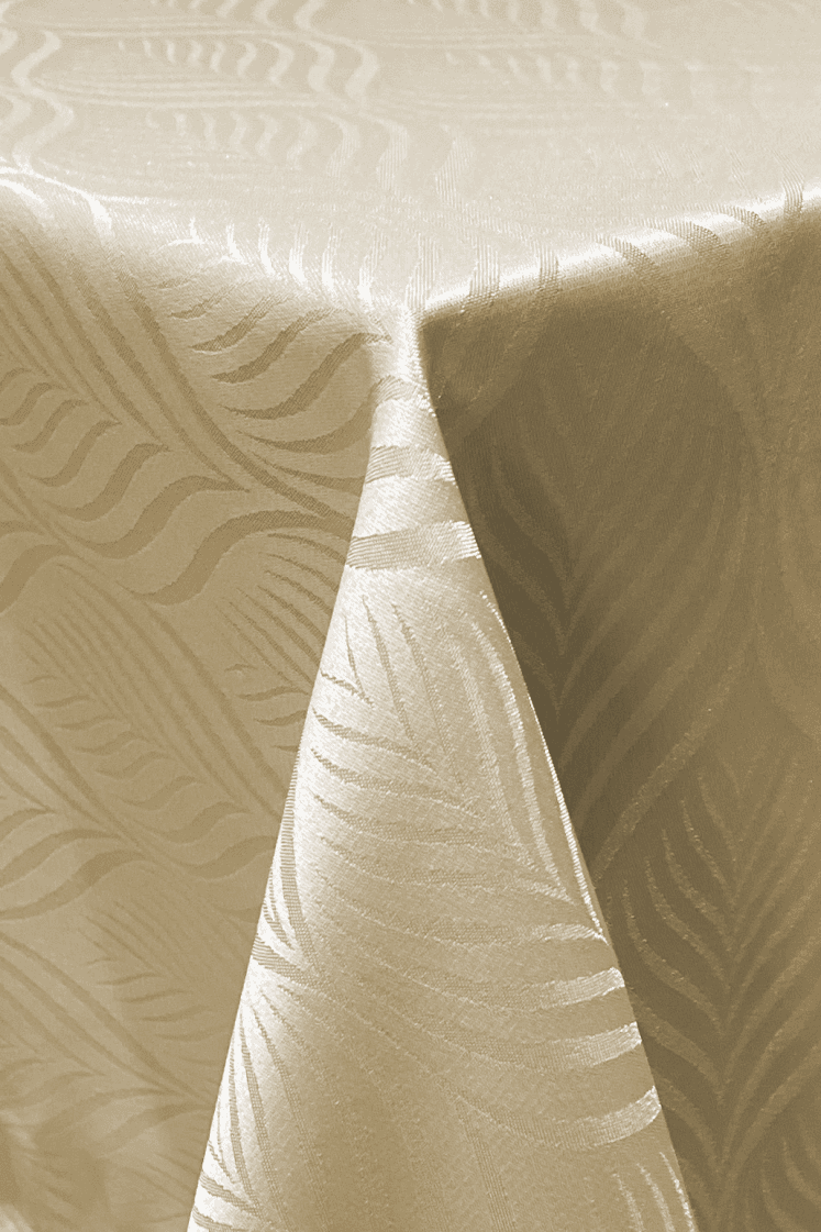 nappe damassée luce beige