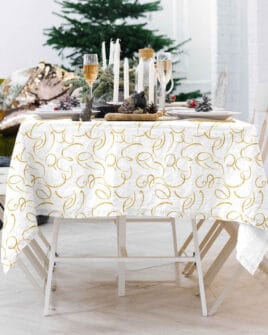 nappe serpentin blanc or 2