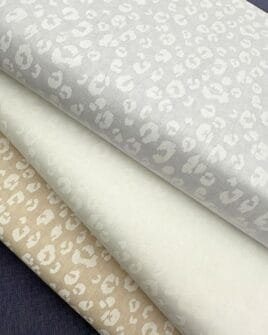 tissu coton léopard 3 coloris
