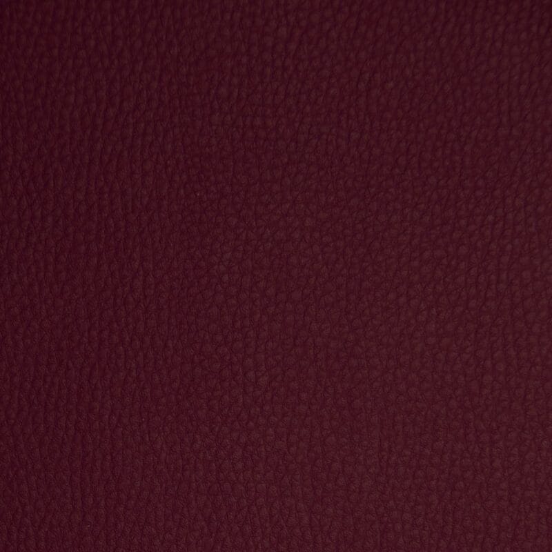 tissu simili cuir d'ameublement bordeaux