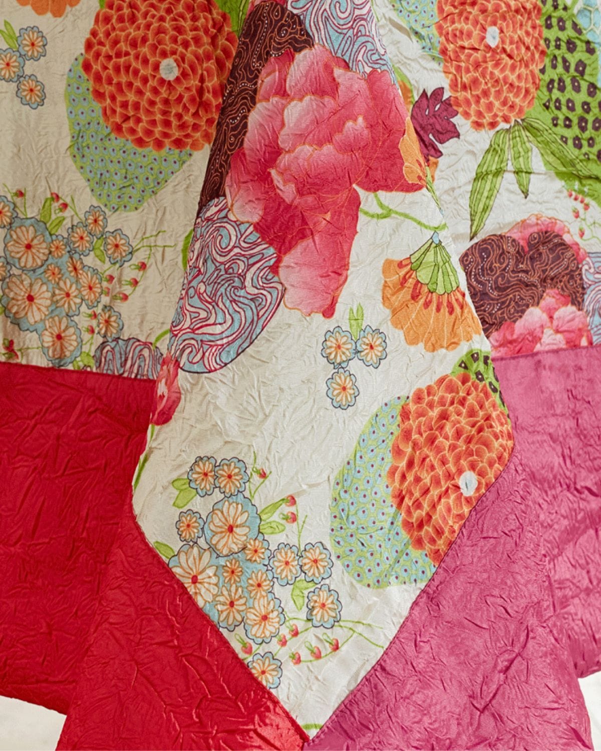 nappe nydel taffetas froissés geisha rose signature josé houel