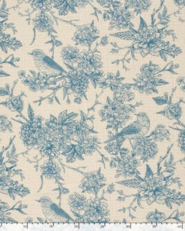 tissu double gaze teint colibri cobalt 5