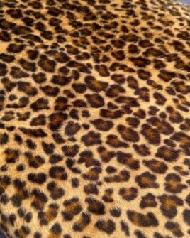 tissu fausse fourrure poil long léopard (1)