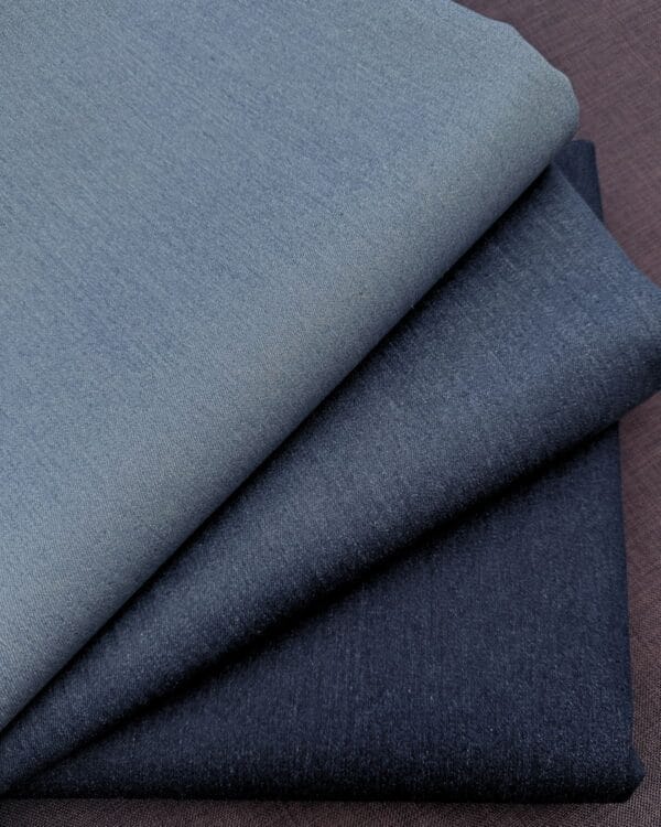 tissu jean délavé 270g 70% coton 30% polyester