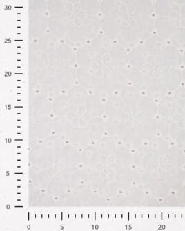 tissu broderie anglaise uni blanc