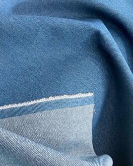 tissu jean 100% coton bleu denim largeur 180cm