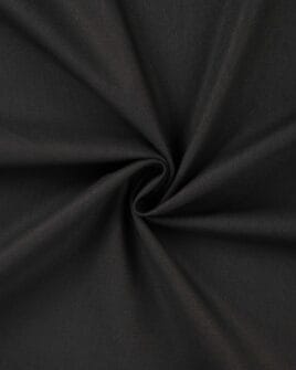 tissu coton uni noir oeko-tex