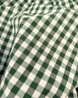 tissu vichy ameublement 280cm kaki
