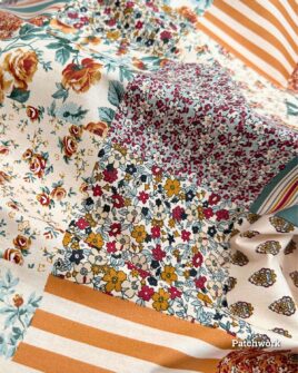 tissu coton enduit patchwork