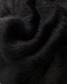 tissu fausse fourrure sugar noir