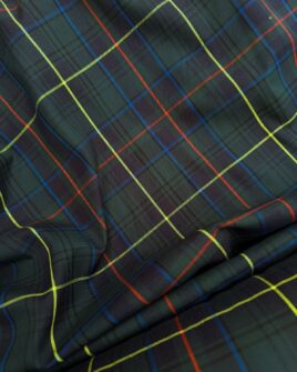tissu tartan écossais vert sapin
