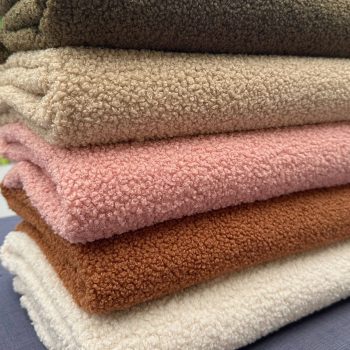 tissu teddy bouclette 5 coloris